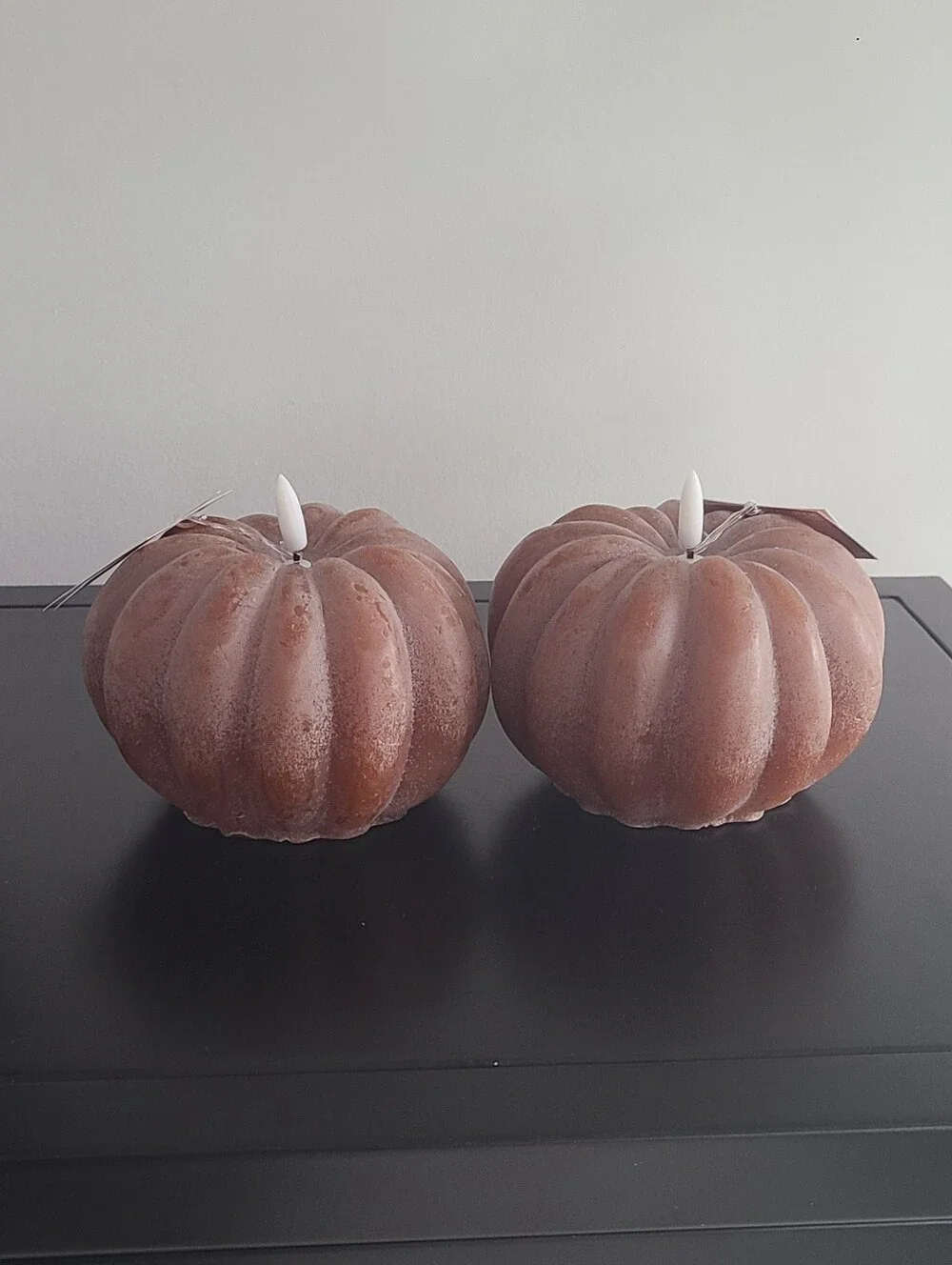 Set of 2 Hobby Lobby Pumpkin Candles